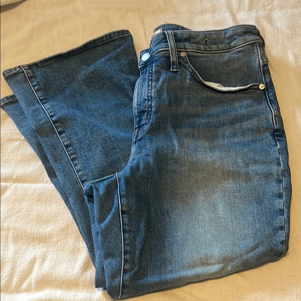 Madewell Midrise Kick Out Jeans, 14W